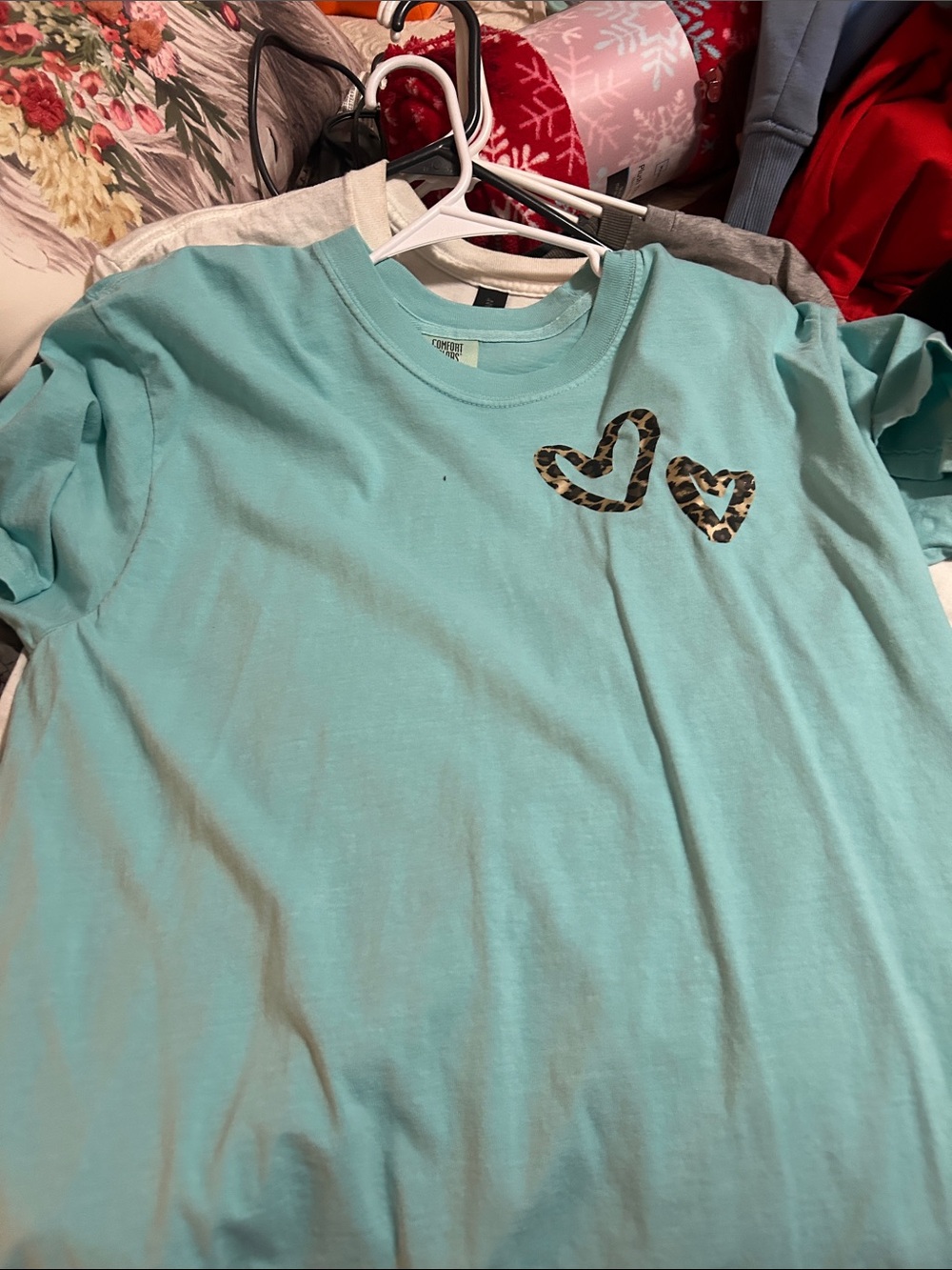 Blue heart shirt